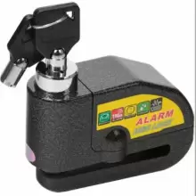 Candado Freno De Disco Con Alarma para Moto