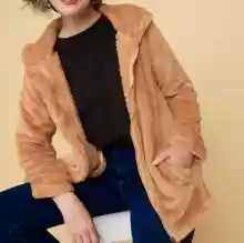 Chaqueta Peluche Mujer