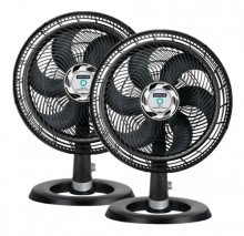 Combo 2x1 Ventiladores Samurai Ultra Silence Force Mesa Negro