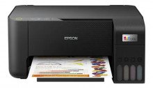 Impresora a color multifunción Epson EcoTank L3210 negra 110V