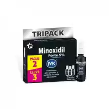 Minoxidil forte 5% tripack- Locatel