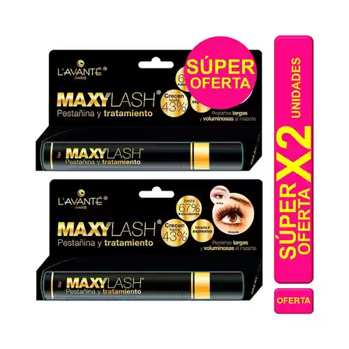 Pack x2 Pestañinas tratamiento para crecimiento Maxylash