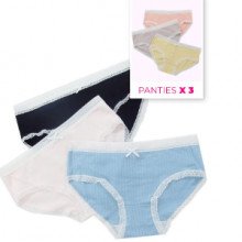 PACK X3 Pantys de Algodón