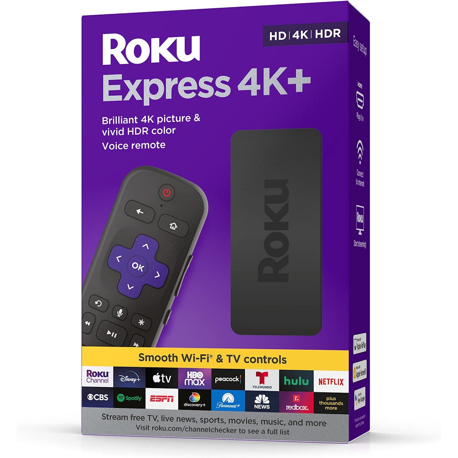 Reproductor multimedia Roku Express 4K+