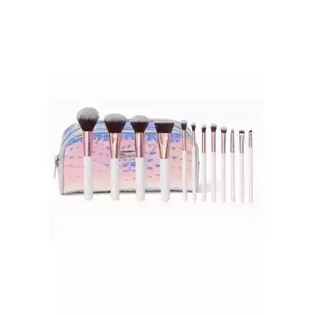 Set de 12 brochas + cosmetiquera