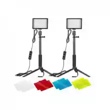 Set de 2 Luces LED con trípode | Para Fotografía y Video