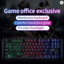 Teclado Gamer Retro Iluminado